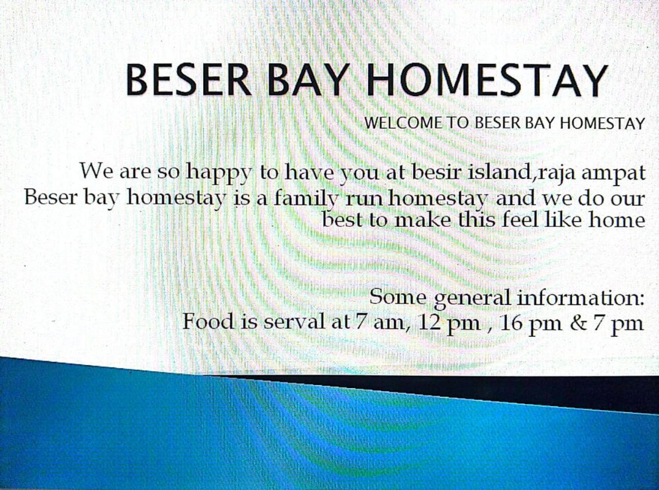 Beser Bay Homestay Besir Esterno foto